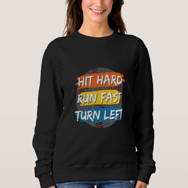 Moletom Veste Hit Hard Run Fast Turn Left (Frente)