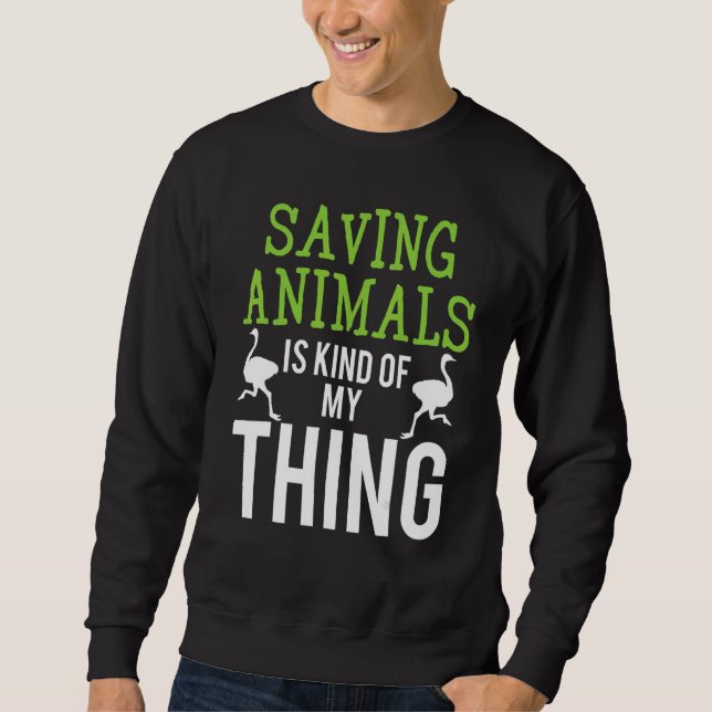 Moletom Vet I Save Animais 1 (Frente)
