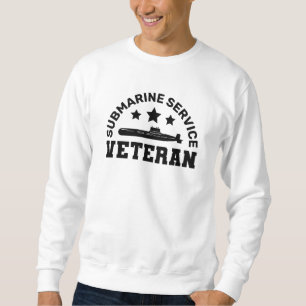 Moletom Veterano do Serviço Submarino - Design militar