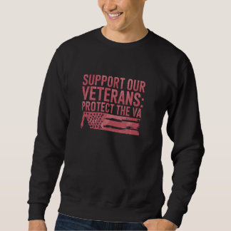 Moletom Veteranos de suporte - Proteja o VA