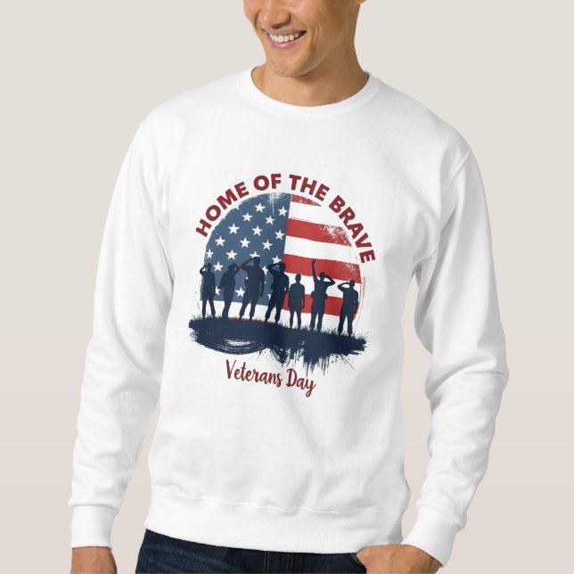 Moletom Veterans Day Patriotic Tee (Frente)