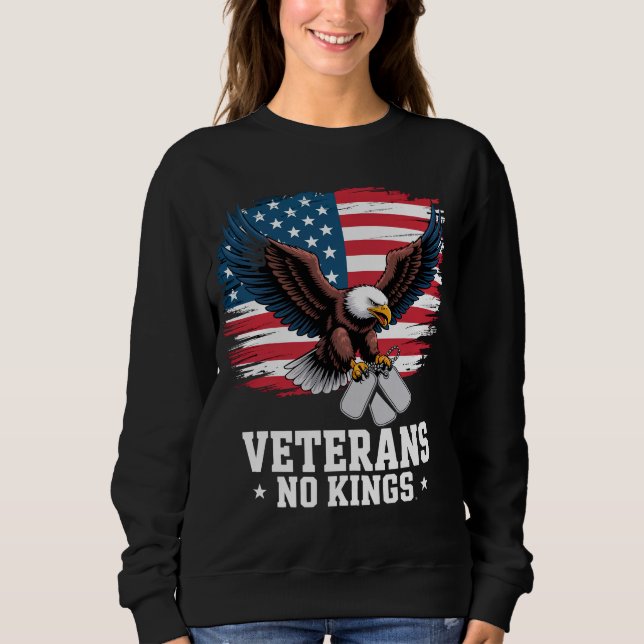 Moletom Veterans No Kings American Eagle  (Frente)