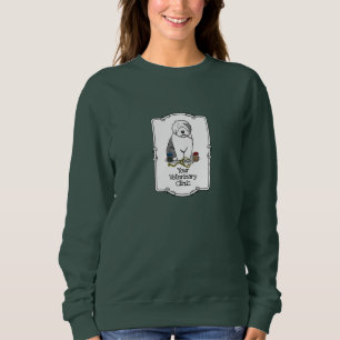 Moletom Veterinarian Old English Sheepdog Cinza 1 Cute Vet