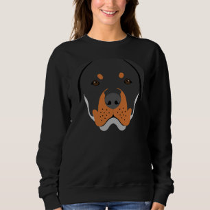 Moletom Vetor de Face de Rottweiler Americano