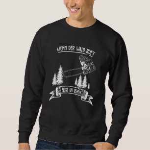 Moletom Vi Chainsaw Lumberjack Se A Floresta Ruft Muda Ic