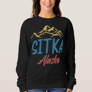 Moletom Viagem das Férias Sitka Alaska Montanhas de invern