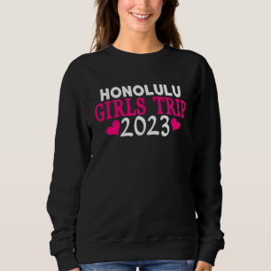 Moletom Viagem das Meninas de Honolulu 2023 Despedida de