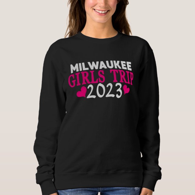 Moletom Viagem das Meninas de Milwaukee  2023 Despedida de (Frente)