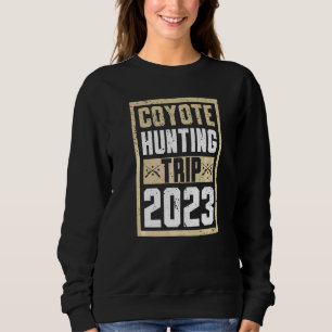 Moletom Viagem de Caça ao Coyote 2023 Caçador de Armadilha
