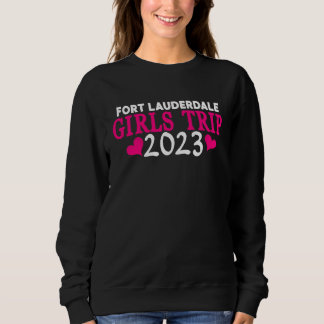 Moletom Viagem de Garotas de Fort Lauderdale 2023 Despedid
