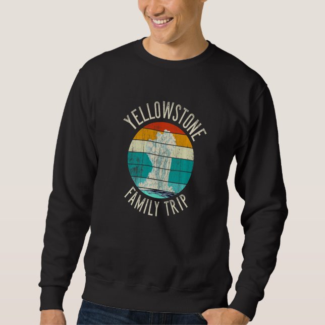 Moletom Viagem em família a YELLOWSTONE   (Frente)