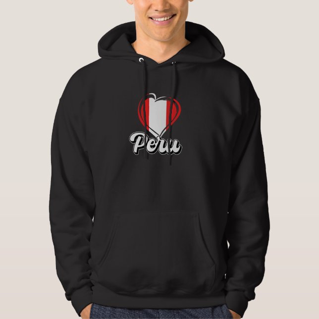 Moletom Viagem Heritage Love Peruana Flag Peru (Frente)