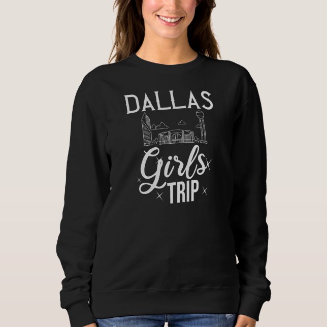 Moletom Viagem Mapa Paisagem Urbana da Cidade de Dallas Te (Frente)