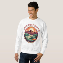 Moletom Viagem Real Story Tee - Crachá Sem Viagens Falso