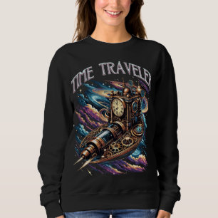 Moletom Viajante do Tempo - Aventura Espacial Steampunk