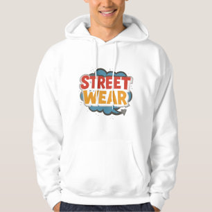 Moletom Vibes de Streetwear - Design de Gráfico Urbano Neg