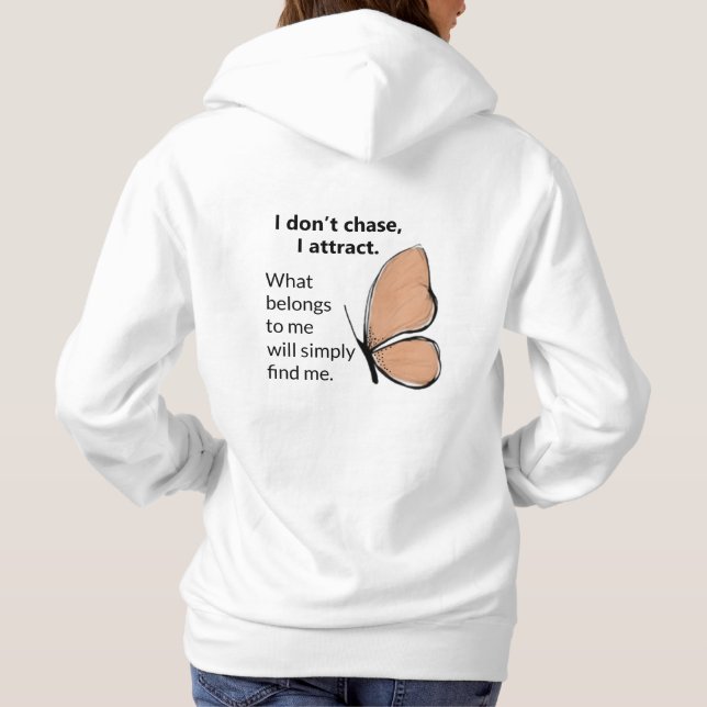 Moletom Vibes Positivos Hoodie Borboleta (Verso)