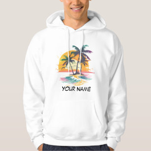 Moletom Víblias Tropicais Sunset - Palm Trees & Beach Desi