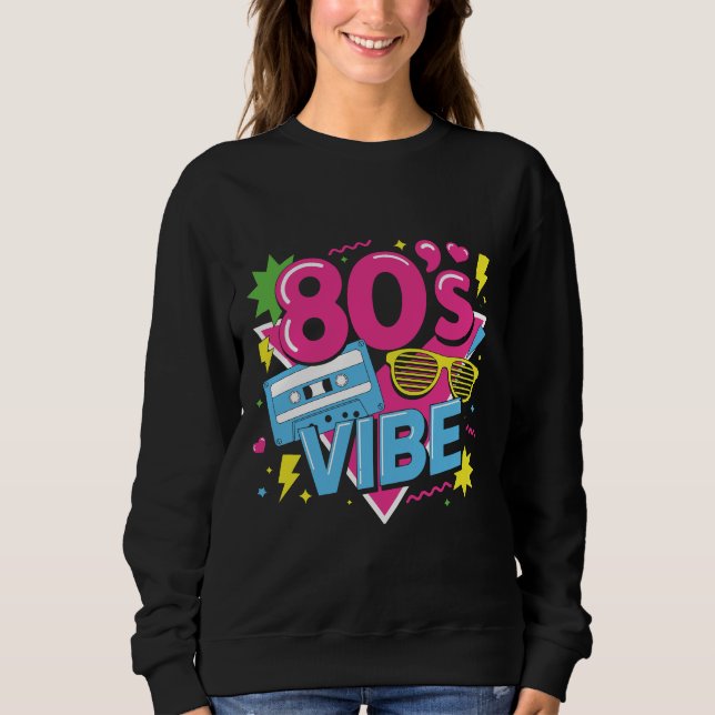 Moletom Vibração Retro dos Anos 80 (Frente)