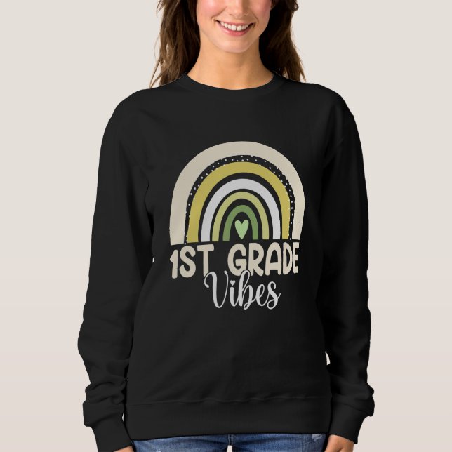 Moletom Vibrações Boho Rainbow da Primeira Série 1º Profes (Frente)
