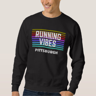 Moletom Vibrações de Corrida Pittsburgh Pensilvânia Corrid