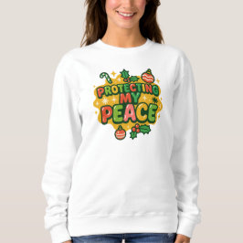 Moletom Vibrante Natal “Protegendo Minha Paz” Fé Desi