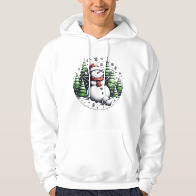 Moletom Viciante de Natal Brilhante (Frente)