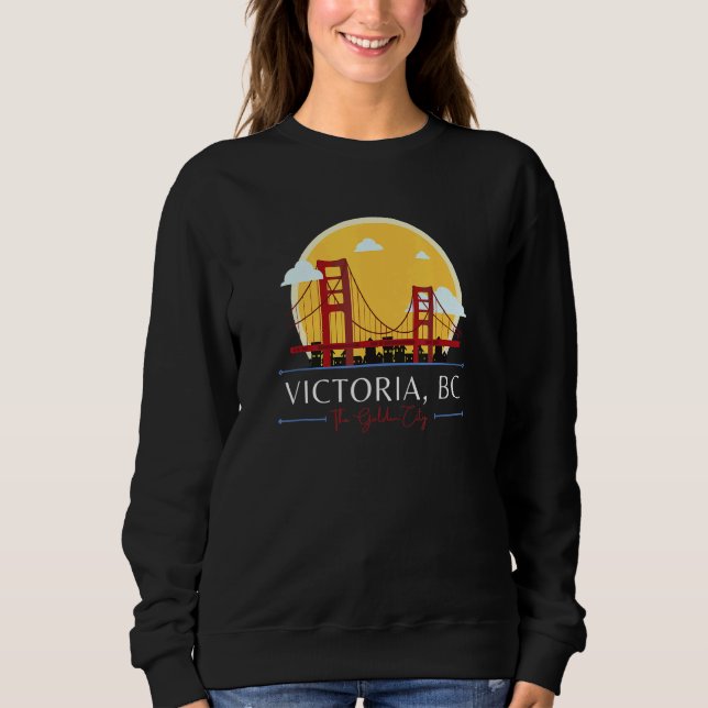 Moletom Victoria BC Golden Gate Bridge Bad Geography Humor (Frente)