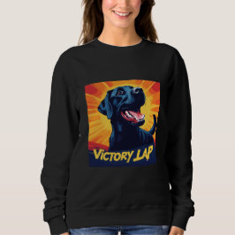 Moletom Victory Lap Black Labrador Sweatshirt - Dog Lover 