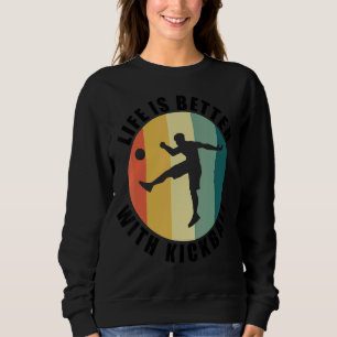Moletom Vida com Kickball Ironic Dizendo Ball Sports Train