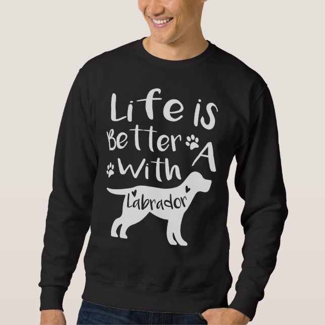 Moletom Vida com Labrador (Frente)