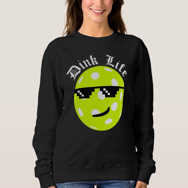 Moletom Vida com tinta digital de picleball (Frente)