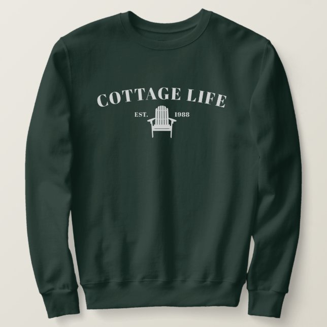 Moletom Vida de Cottage  (Frente do Design)