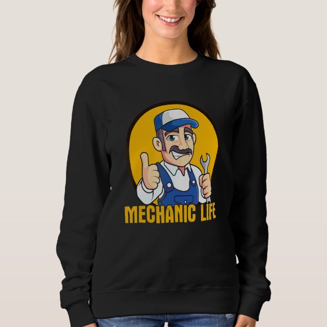 Moletom Vida de Mecânico (Frente)