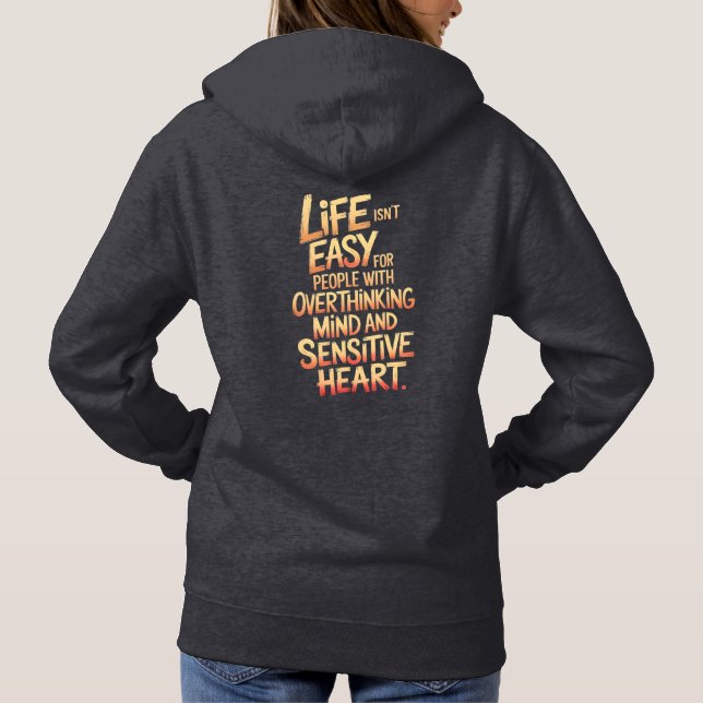 Moletom Vida de um Design de Cardíaco Sensível e Superpens (Verso)