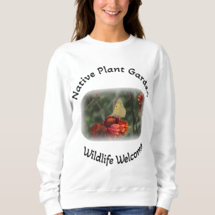 Moletom Vida selvagem de plantas nativas bem-vinda