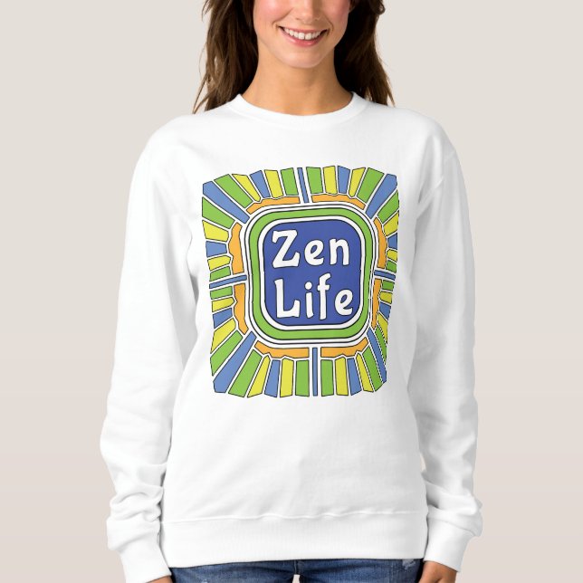 Moletom Vida Zen para mim (Frente)