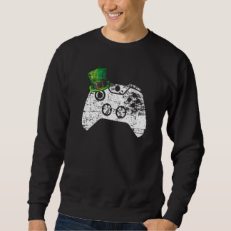 Moletom Video Game Gaming St Patricks Day Gamer Boys Lepre
