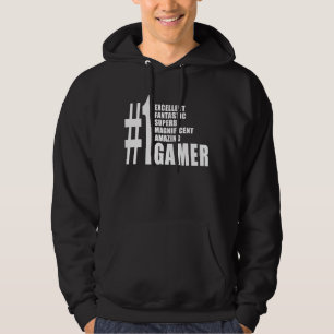 Moletom Video games e Gamers: Gamer do número um