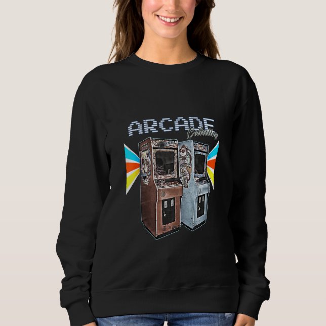 Moletom Videogame de Arcade Cabinet Machine 1970 1980 1990 (Frente)