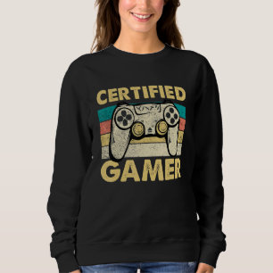 Moletom Videos games engraçados com certificação de jogos