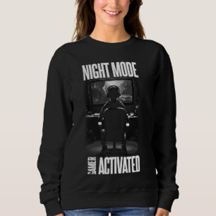 Moletom Videos games. Modo noturno, jogador ativado.