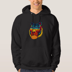 Moletom Vidros de Tigre Legal de Bengala Tigre Colorido L