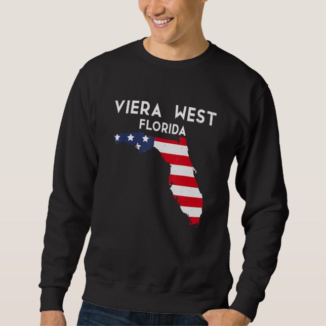 Moletom Viera West Florida USA State America Travel Florid (Frente)