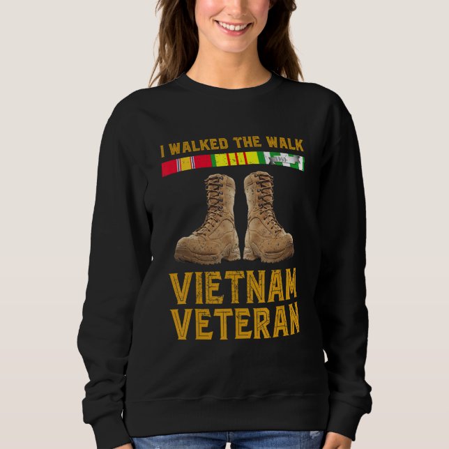 Moletom Vietnam War  Vietnam Veteran T shirt Gift  Us Vete (Frente)