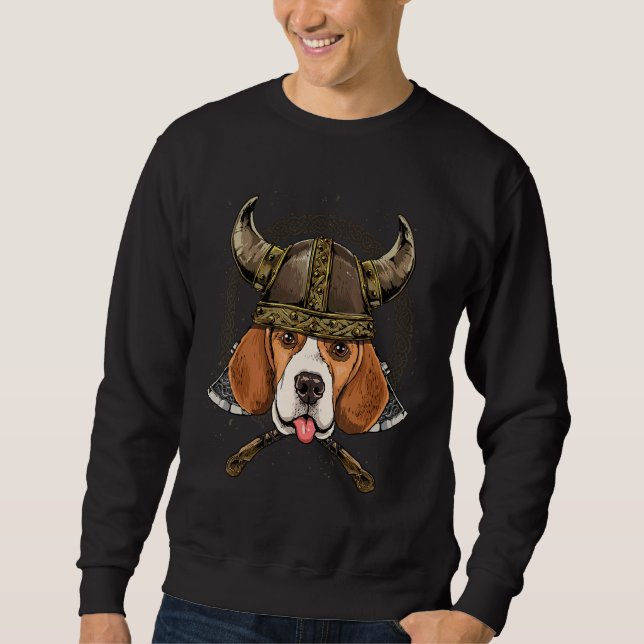 Moletom Viking Beagle Renaissance Norse Pagan Valhalla Pet (Frente)