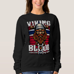 Moletom Viking Sangue Passa Pelas Minhas Veias, O Vikin No