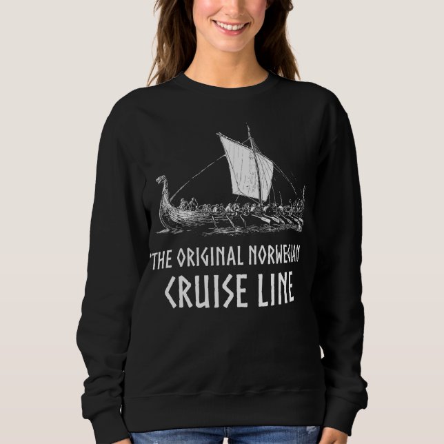 Moletom Viking Ship Cruise Line Odin E Valhalla (Frente)