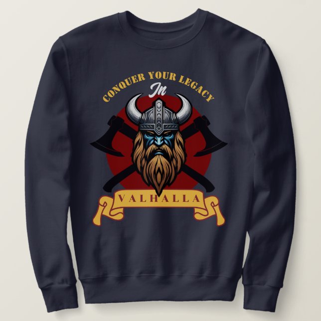 Moletom Viking Warrior (Frente do Design)