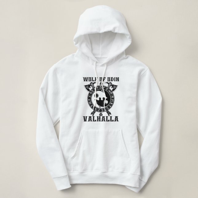 Moletom Viking Wof Of Odin Valhalla (Frente do Design)